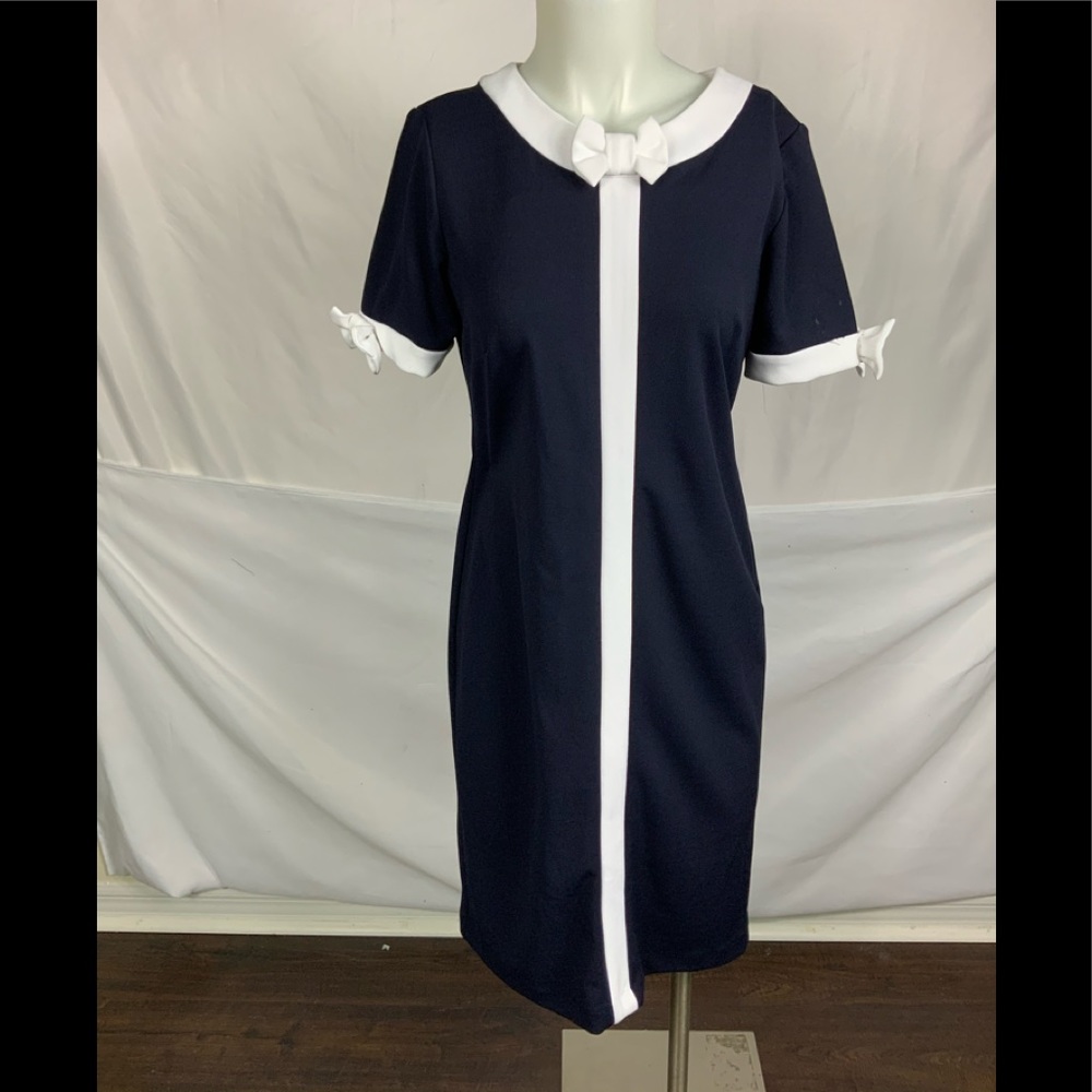 Bow detail dress